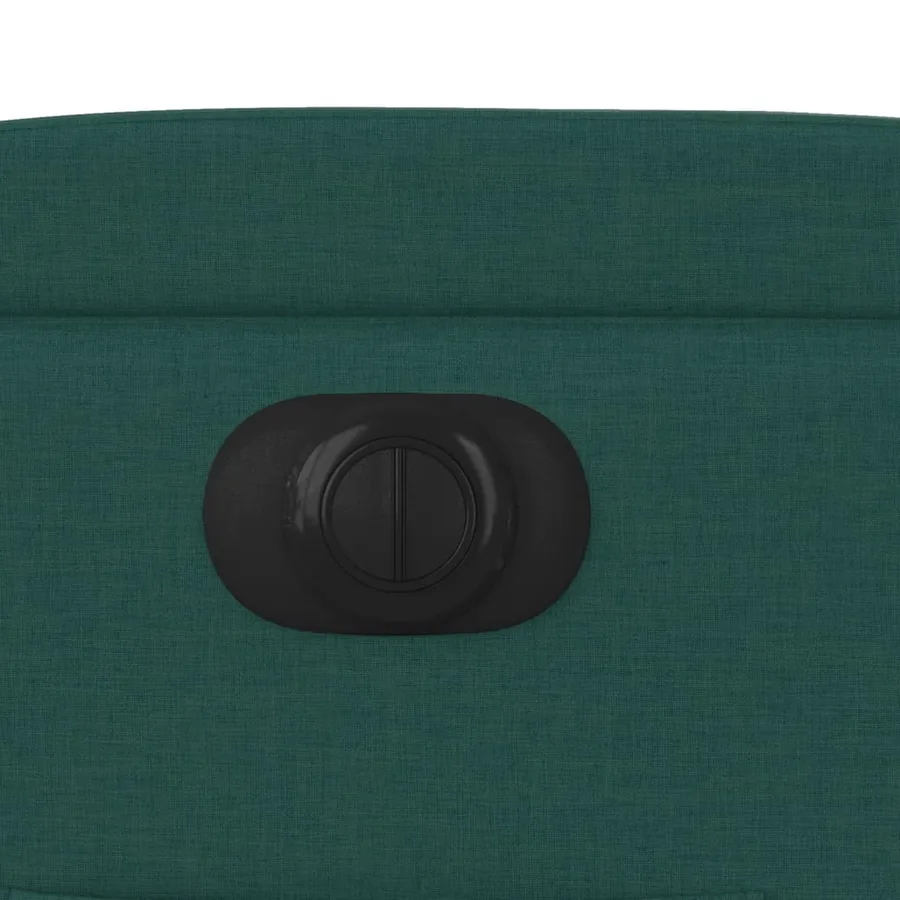 Fauteuil inclinable électrique Vert foncé Tissu - 12