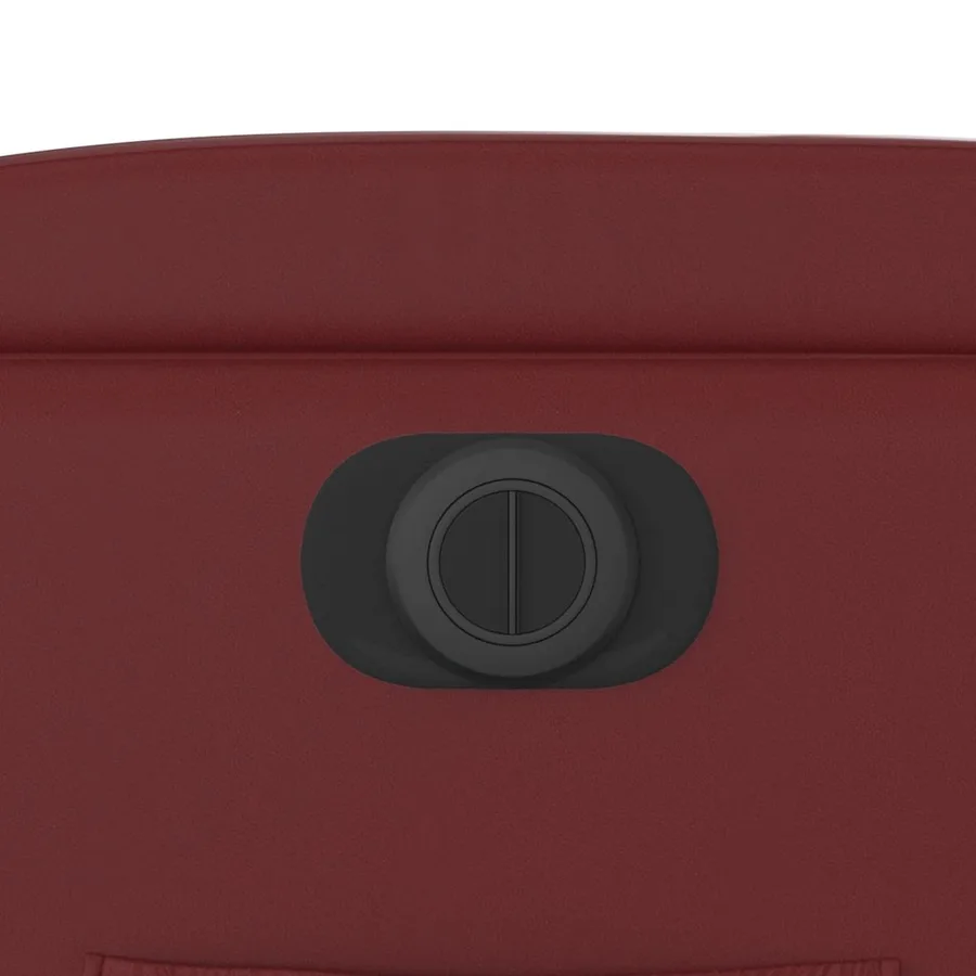 Fauteuil inclinable électrique Rouge bordeaux Similicuir - 12