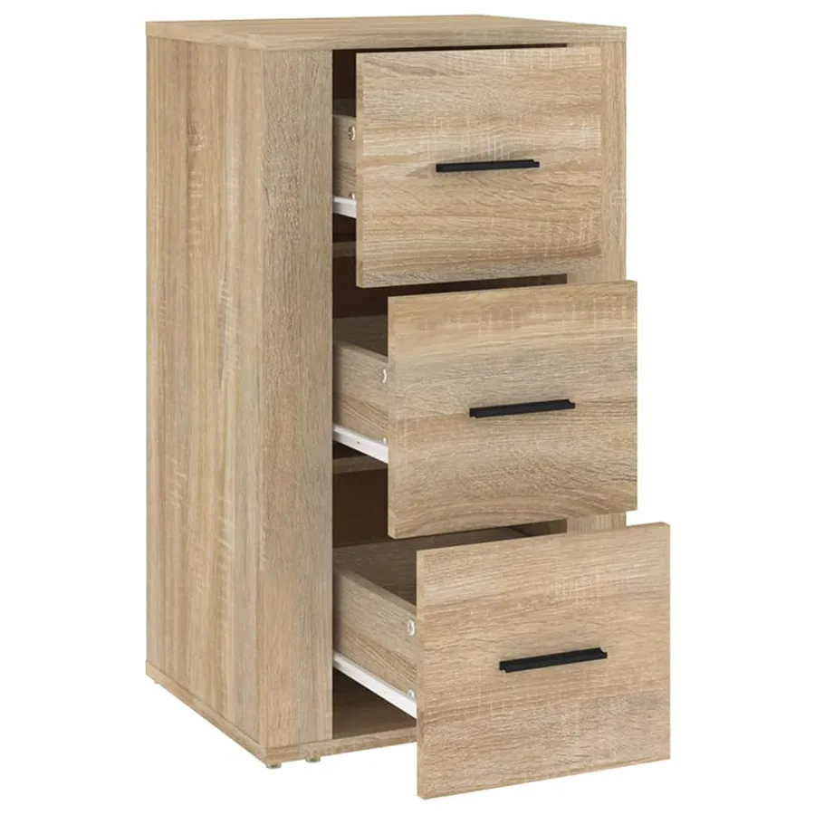 Buffet Chêne sonoma 40x33x70 cm Bois d'ingénierie - 4