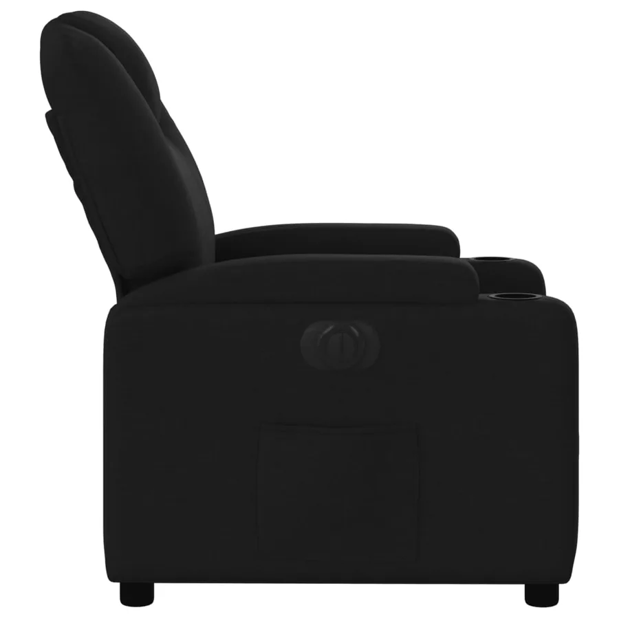Fauteuil inclinable électrique Noir Tissu - 10