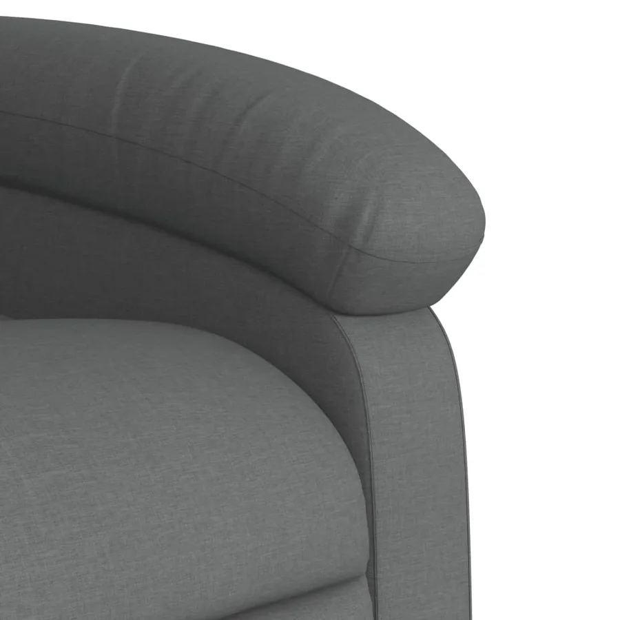 Fauteuil inclinable électrique Gris foncé Tissu - 11