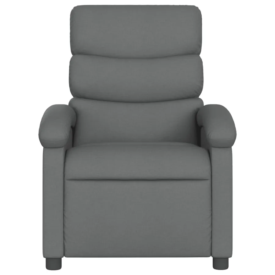 Fauteuil inclinable électrique Gris foncé Tissu - 9