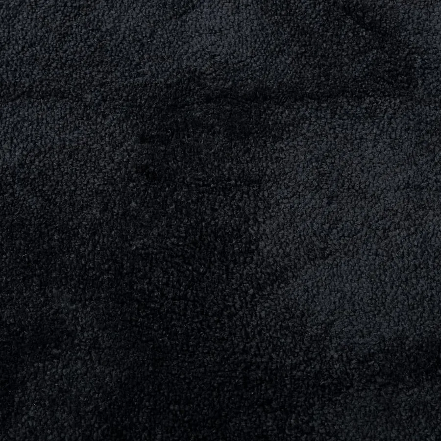 Tapis OVIEDO à poils courts noir Ø 120 cm - 9