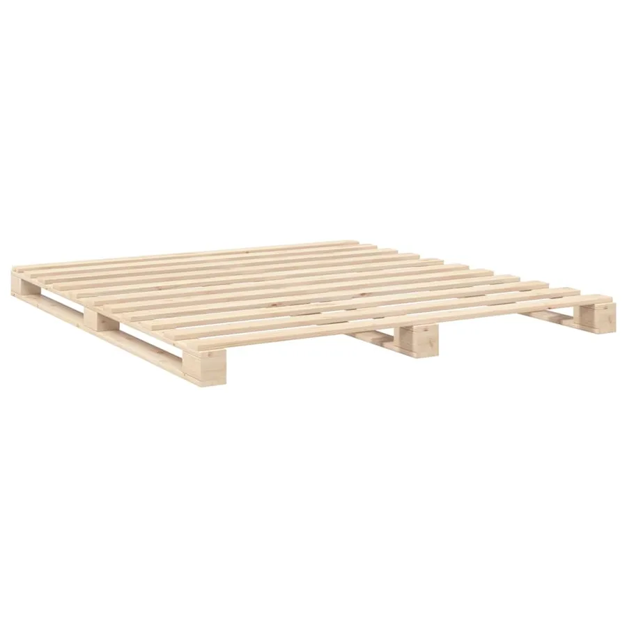 Cadre de lit sans matelas avec tête de lit 200x200 cm - 7