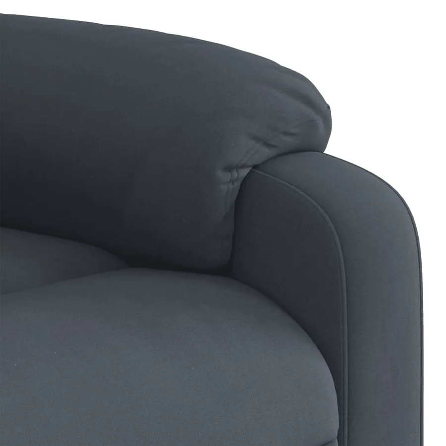 Fauteuil inclinable électrique Gris foncé Velours - 11