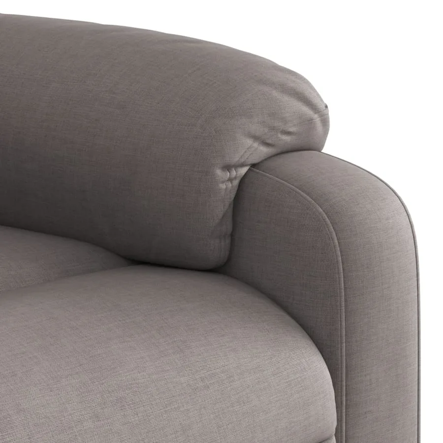 Fauteuil inclinable électrique Taupe Tissu - 11