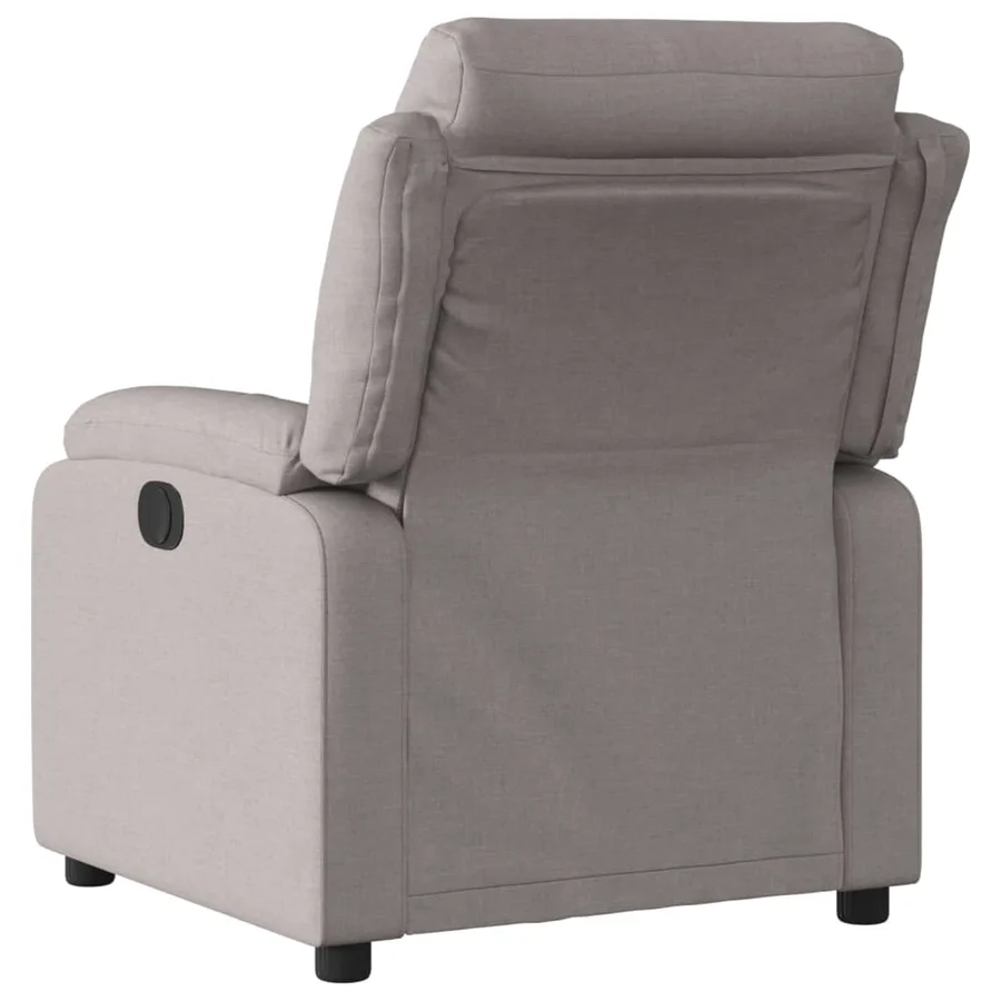 Fauteuil inclinable électrique Taupe Tissu - 5