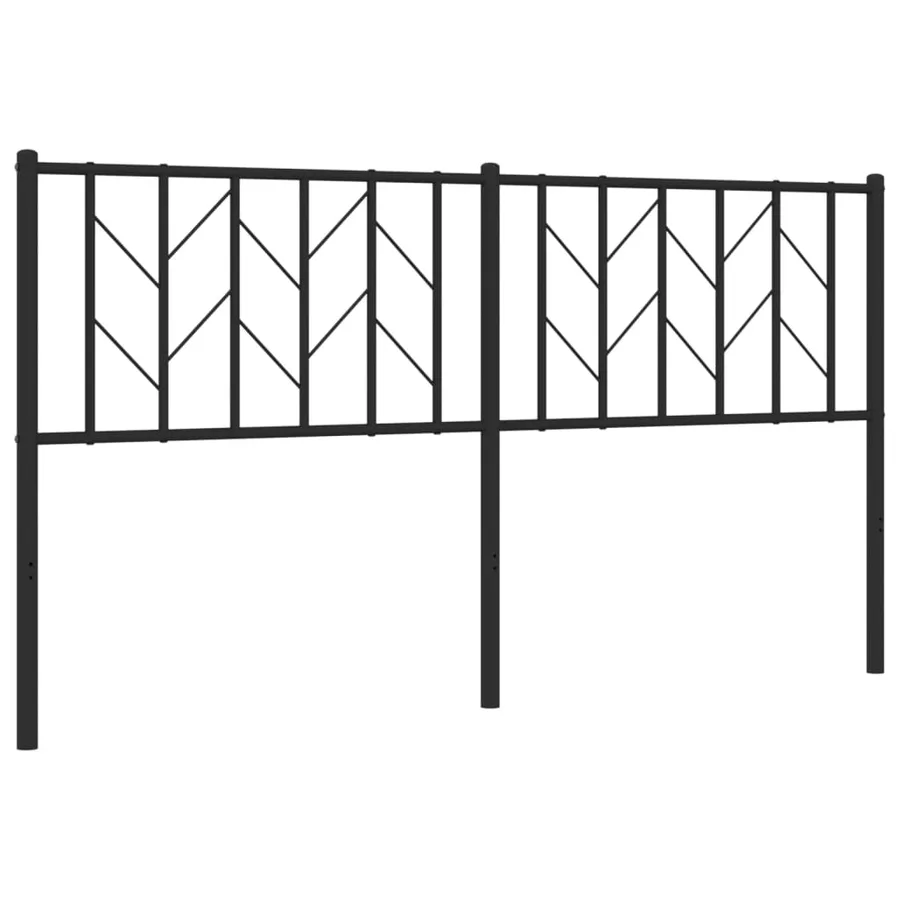 Tête de lit de remplacement métal noir 160 cm - 2