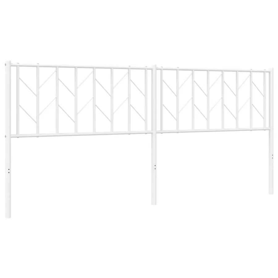 Tête de lit de remplacement métal blanc 193 cm - 2
