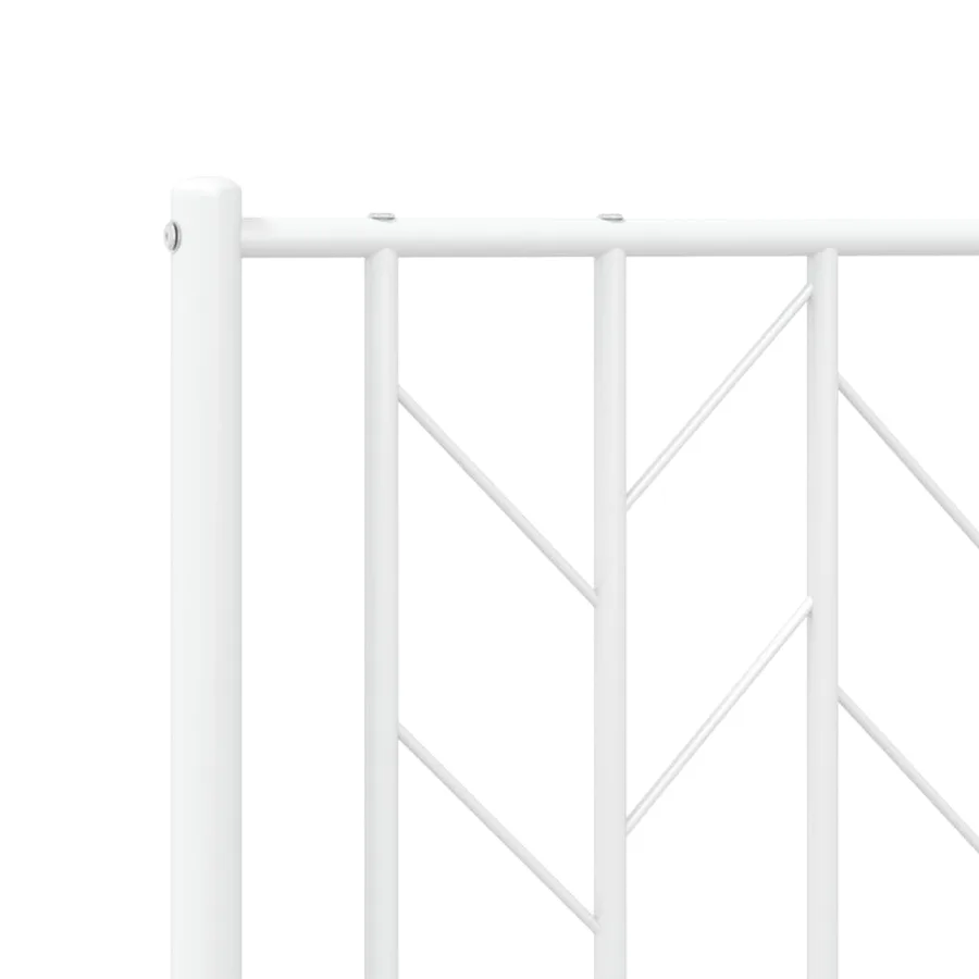 Tête de lit de remplacement métal blanc 193 cm - 6