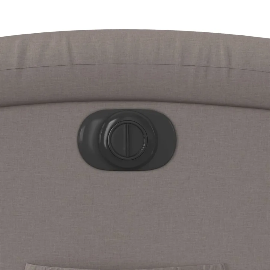 Fauteuil inclinable électrique taupe tissu - 12