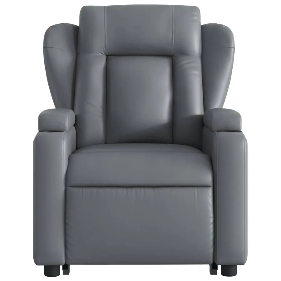 Fauteuil inclinable Gris Similicuir - 9