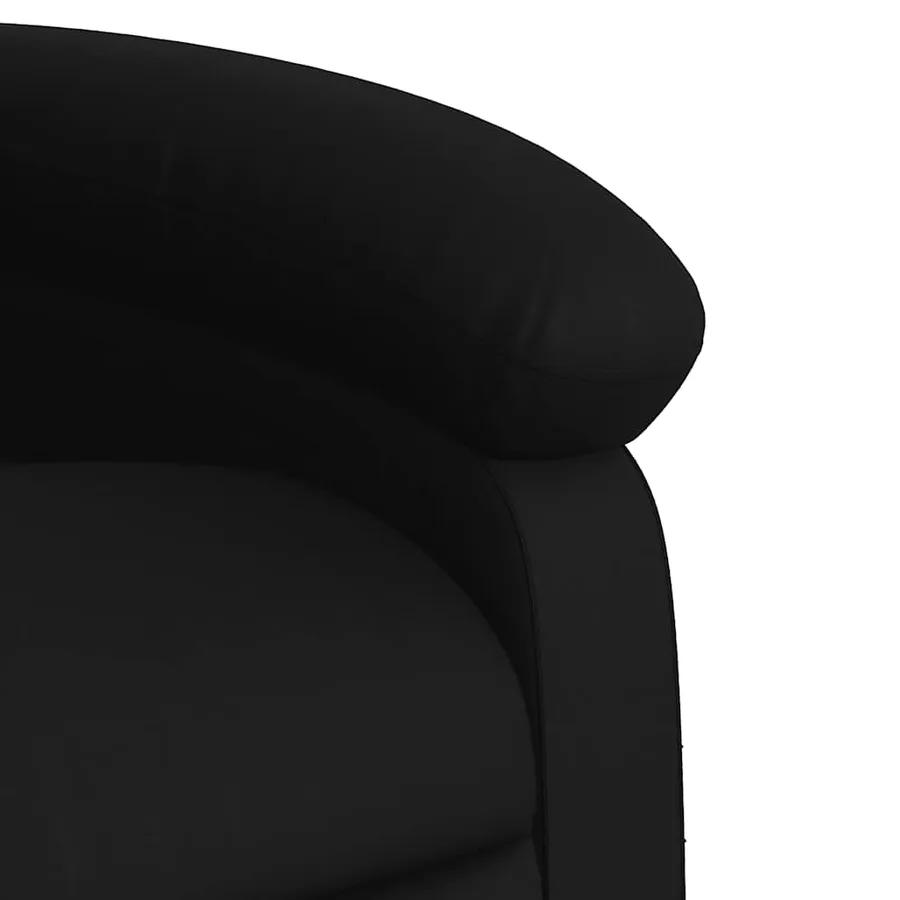 Fauteuil inclinable Noir Similicuir - 11