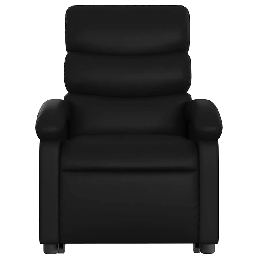 Fauteuil inclinable Noir Similicuir - 9
