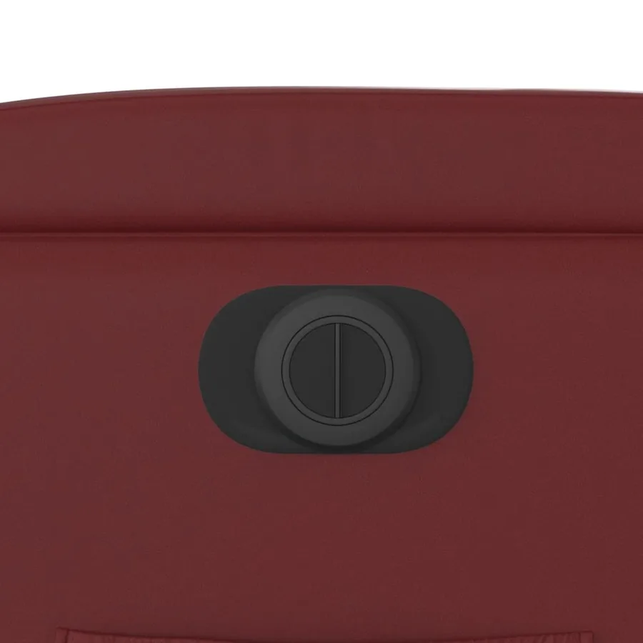 Fauteuil inclinable électrique rouge bordeaux similicuir - 13