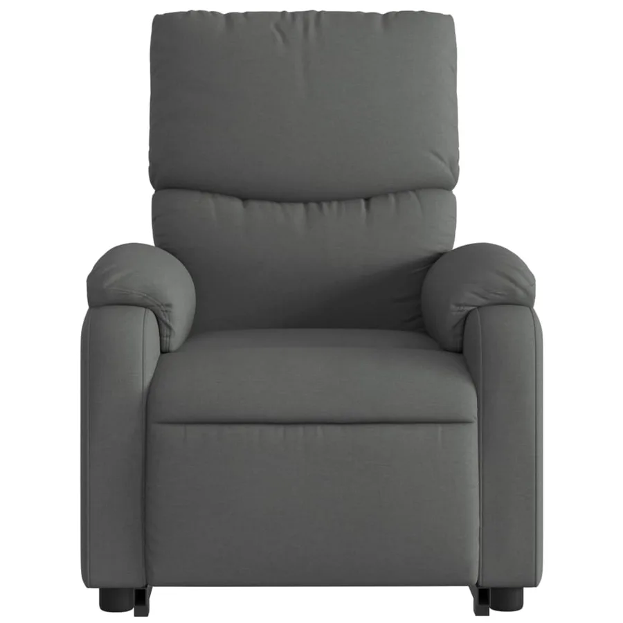 Fauteuil inclinable électrique gris foncé tissu - 9