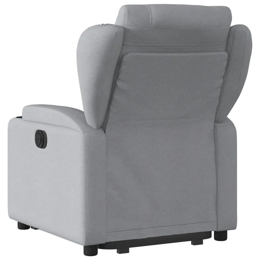 Fauteuil inclinable Gris clair Tissu - 5