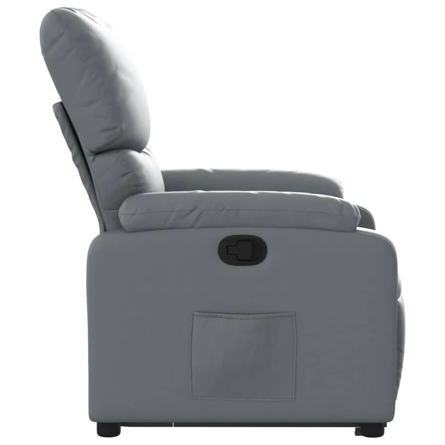Fauteuil inclinable Gris Similicuir - 10