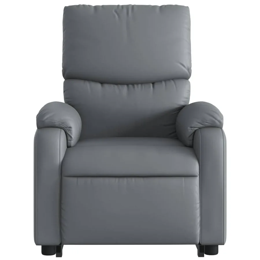 Fauteuil inclinable Gris Similicuir - 9