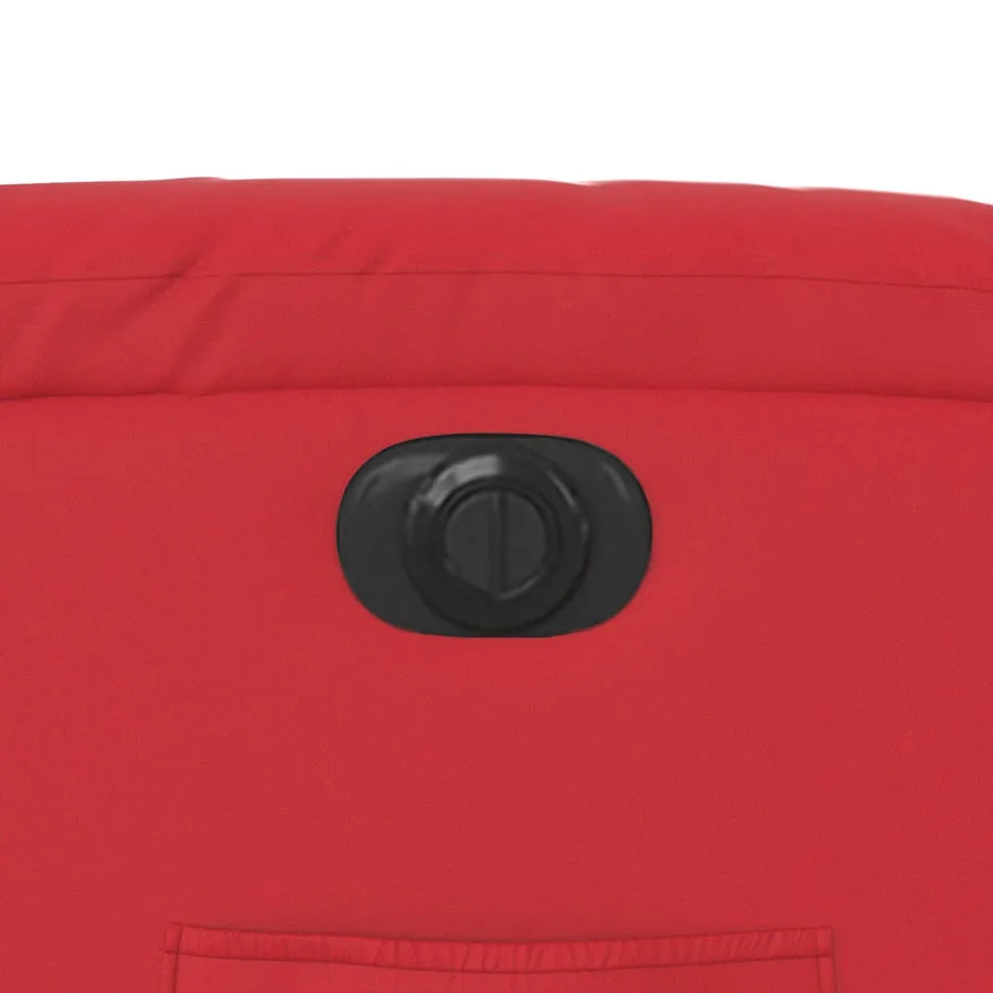 Fauteuil inclinable électrique rouge similicuir - 13