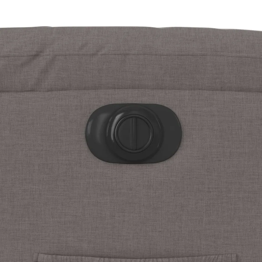 Fauteuil inclinable électrique taupe tissu - 12