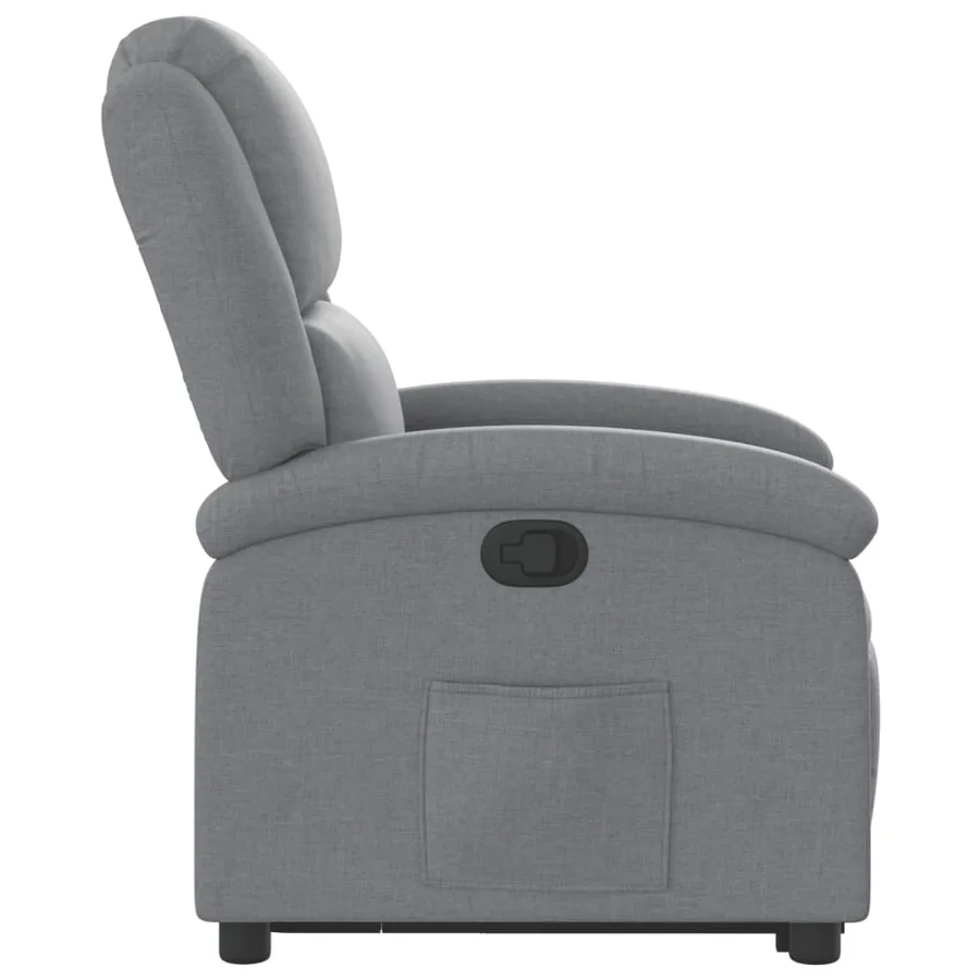 Fauteuil inclinable Gris clair Tissu - 10