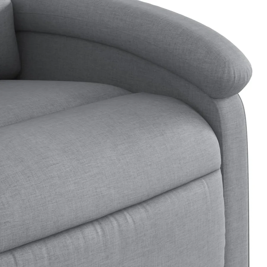 Fauteuil inclinable Gris clair Tissu - 11