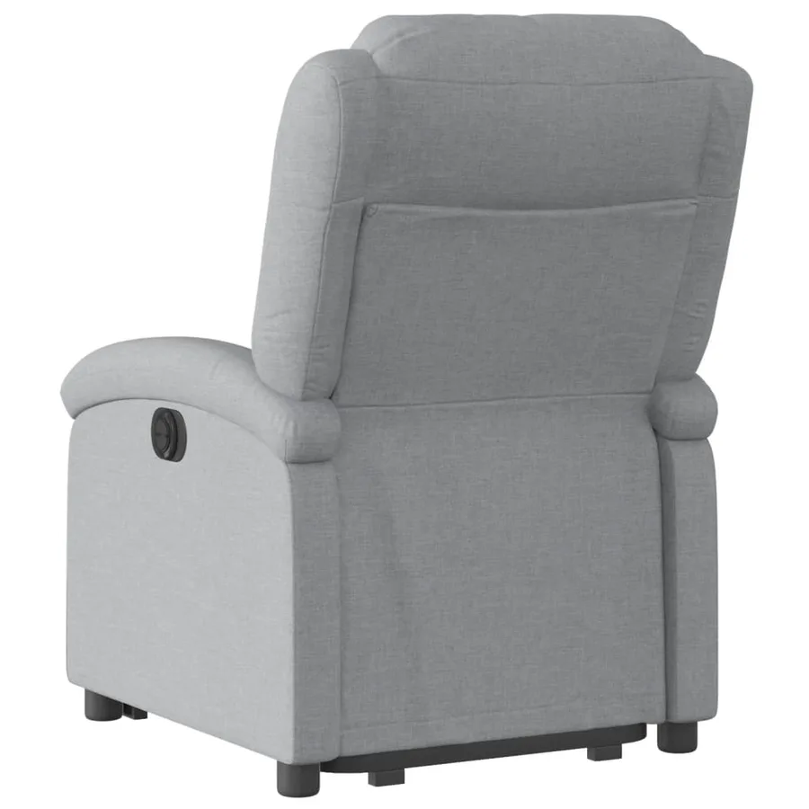 Fauteuil inclinable Gris clair Tissu - 5