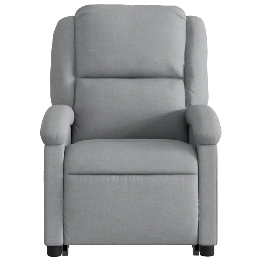 Fauteuil inclinable Gris clair Tissu - 9