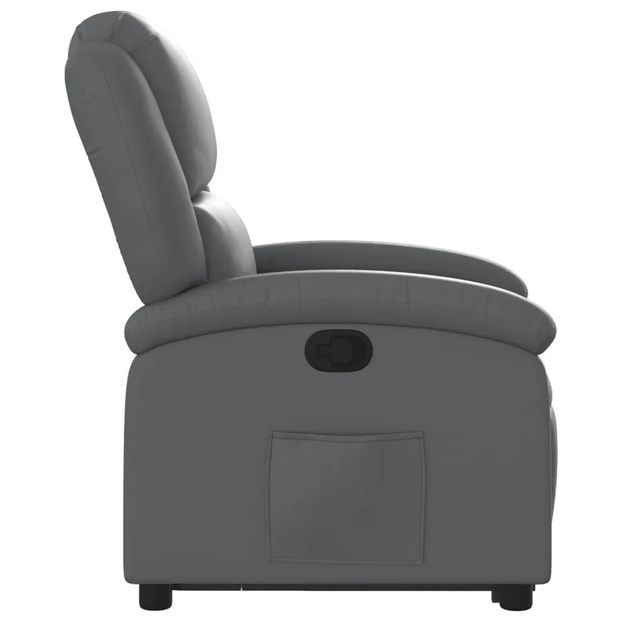 Fauteuil inclinable Gris Similicuir - 10