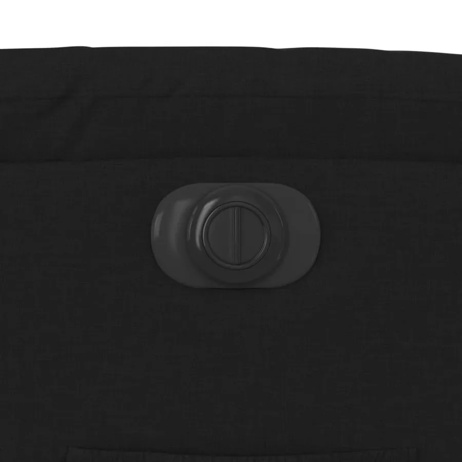 Fauteuil inclinable électrique noir tissu - 12