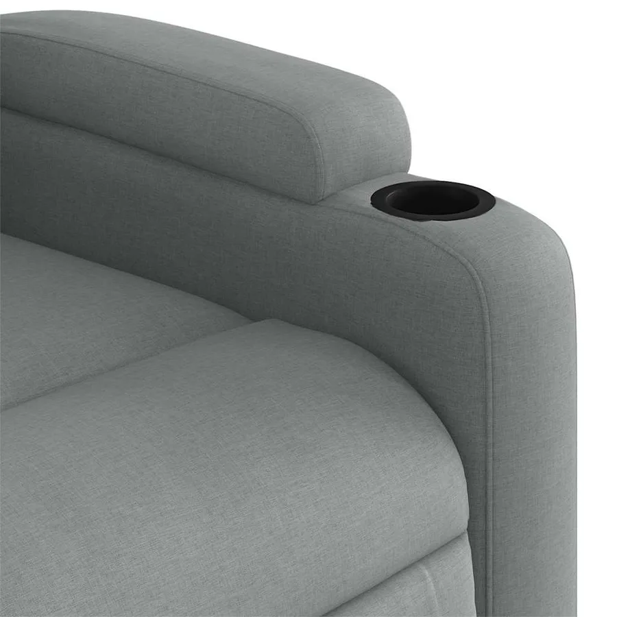 Fauteuil inclinable Gris clair Tissu - 11