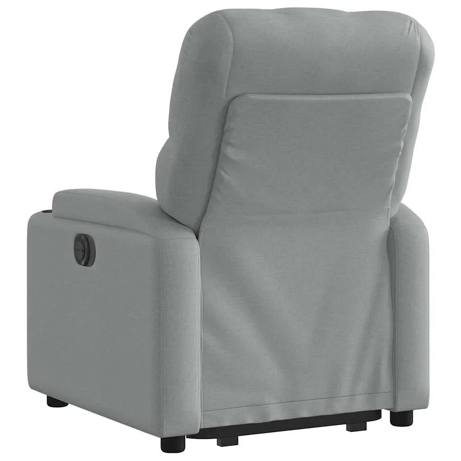 Fauteuil inclinable Gris clair Tissu - 5