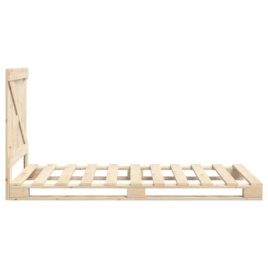 Cadre de lit sans matelas avec tête de lit 90x200 cm - 8