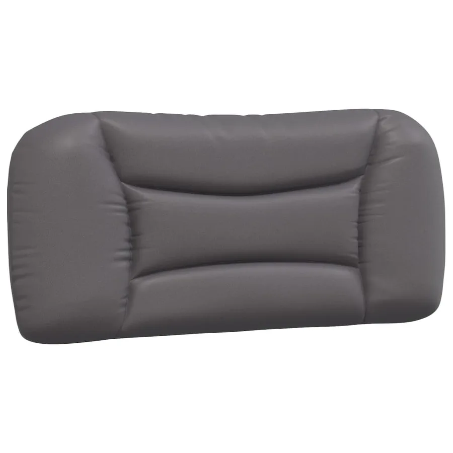 Coussin de tête de lit Hvar gris 80 cm similicuir - 2