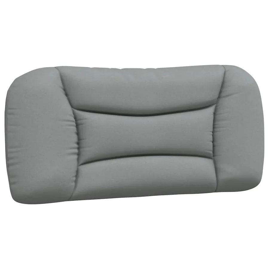 Cadre de lit sans matelas Hvar gris clair 80x200 cm tissu - 8