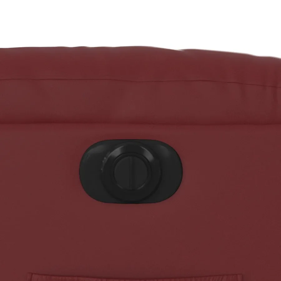 Fauteuil inclinable électrique Rouge bordeaux Similicuir - 12