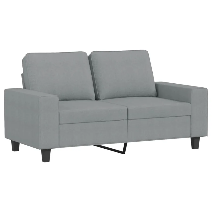 Ensemble de canapés 4 pcs gris clair tissu - 4