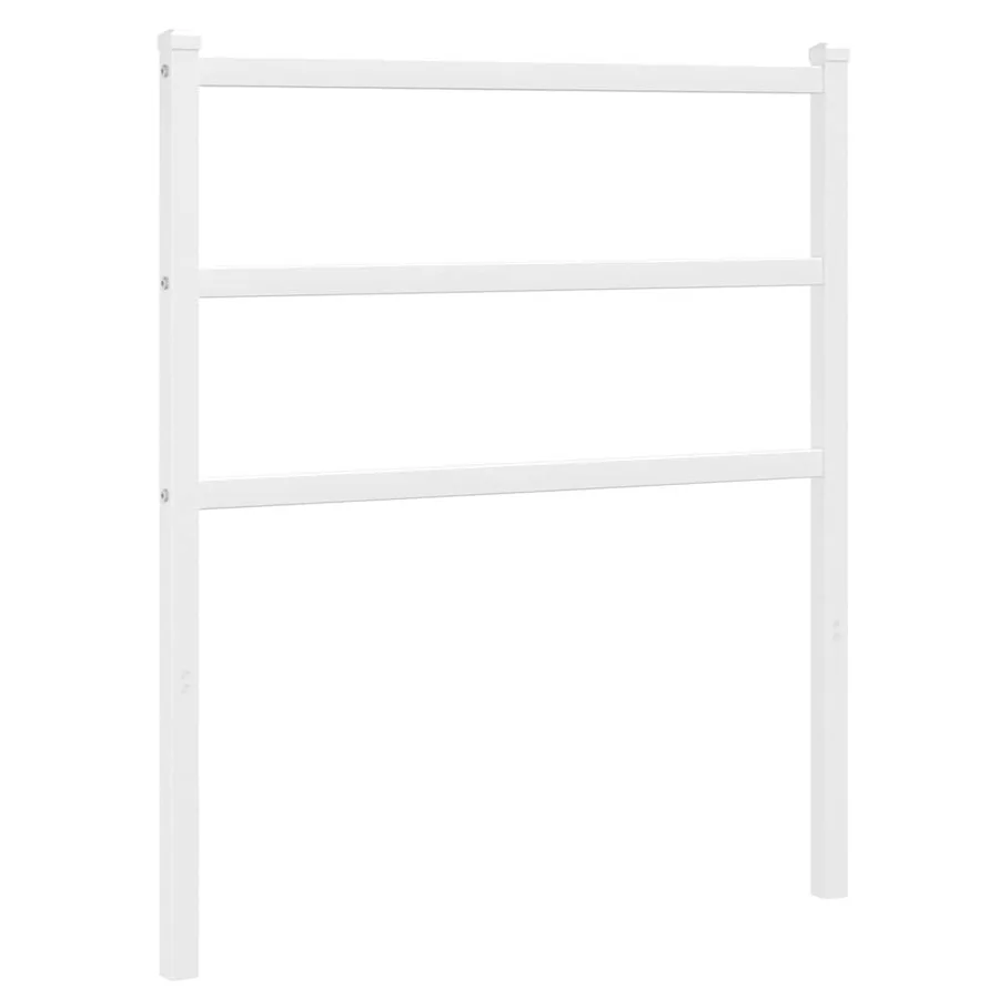 Tête de lit de remplacement métal blanc 80 cm - 2