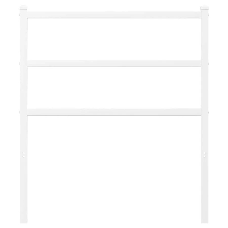 Tête de lit de remplacement métal blanc 80 cm - 3
