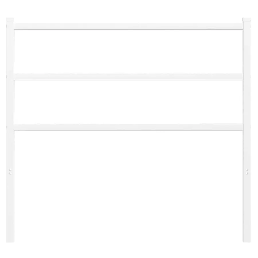 Tête de lit de remplacement métal blanc 100 cm - 3