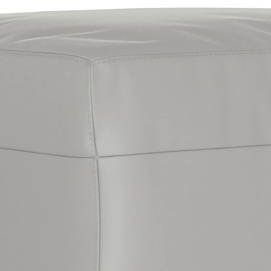 Ensemble de canapés 3 pcs coussins Gris clair Tissu microfibre - 8