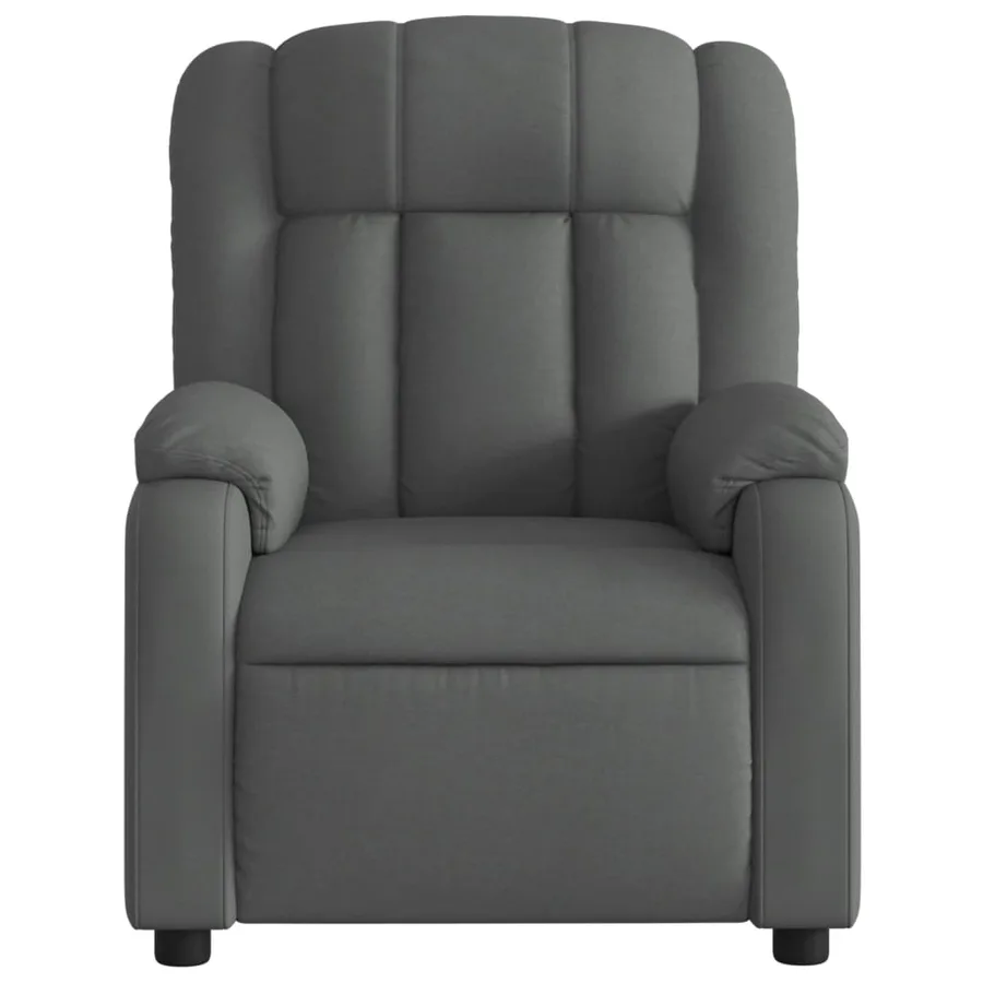 Fauteuil inclinable électrique Gris foncé Tissu - 9