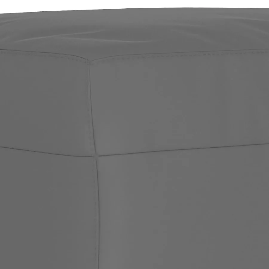 Ensemble de canapés 3 pcs coussins gris foncé tissu microfibre - 7