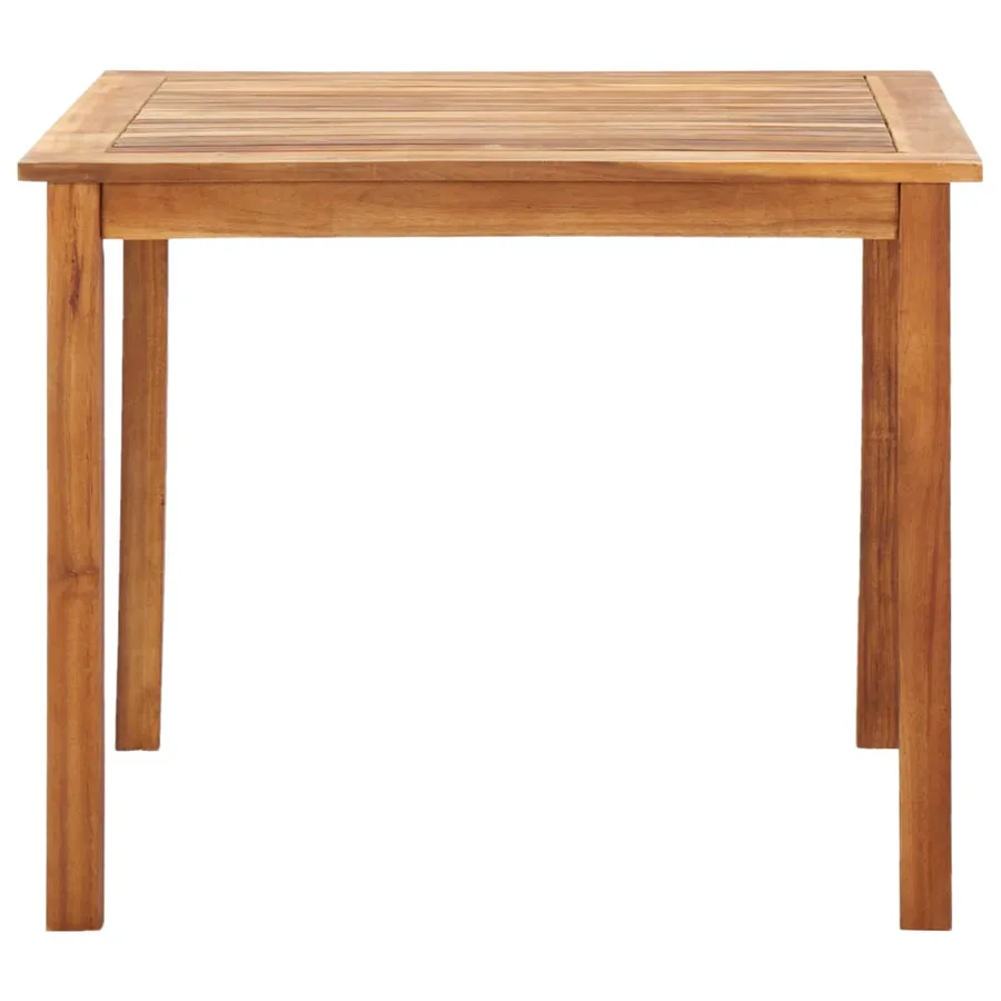 Mobilier à dîner 5 pcs résine tressée et bois d'acacia gris - 4