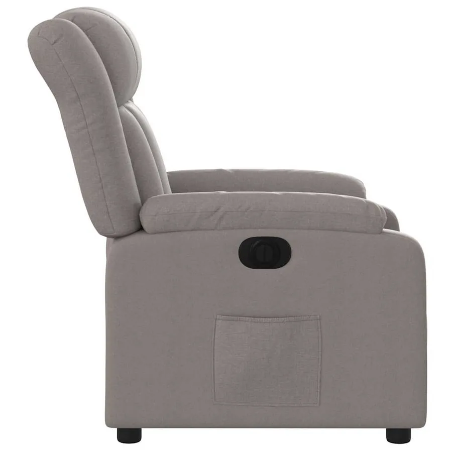 Fauteuil inclinable électrique Taupe Tissu - 10
