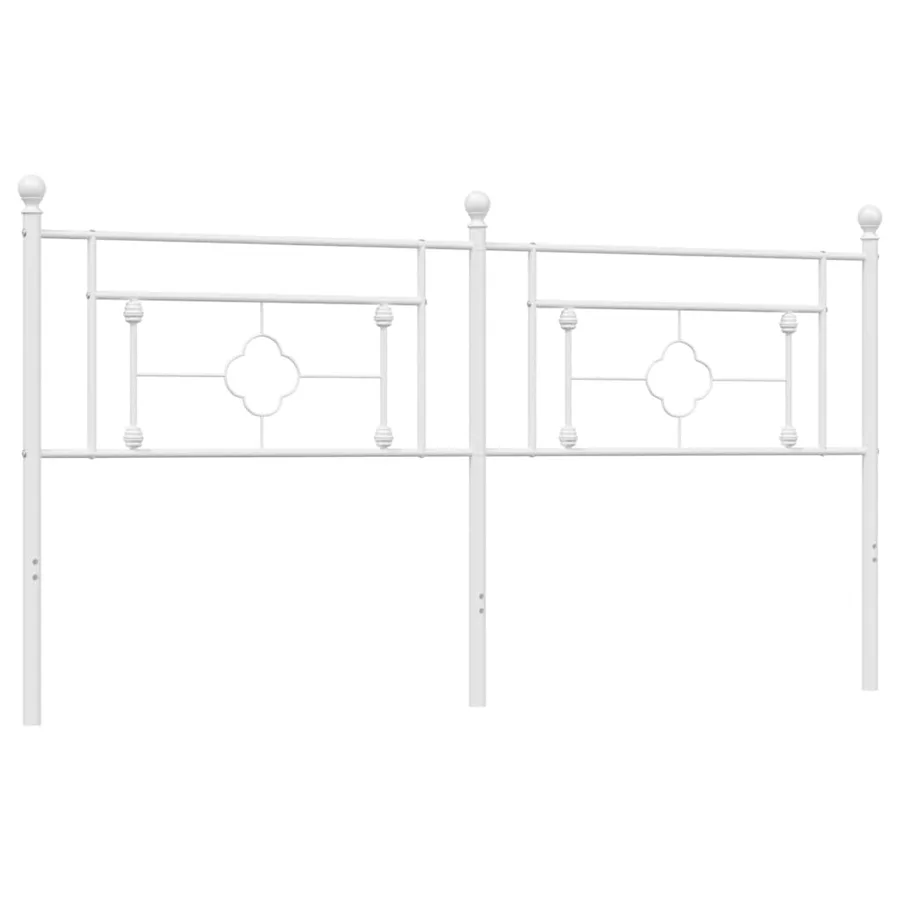 Tête de lit de remplacement métal blanc 180 cm - 2