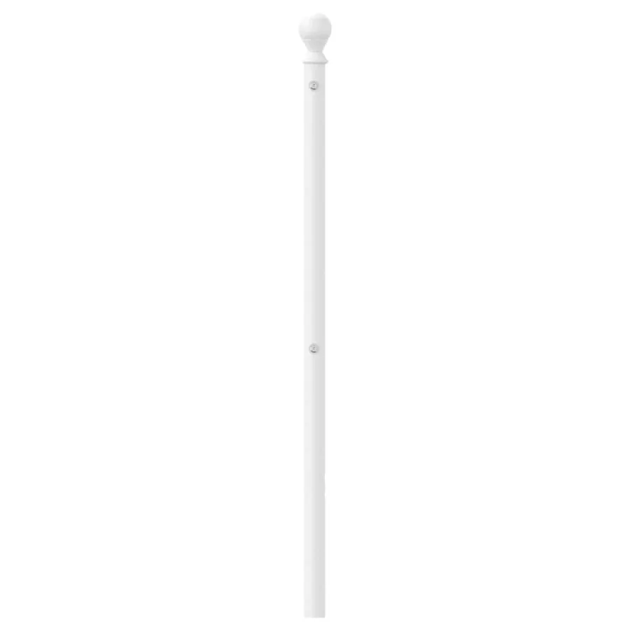 Tête de lit de remplacement métal blanc 180 cm - 4