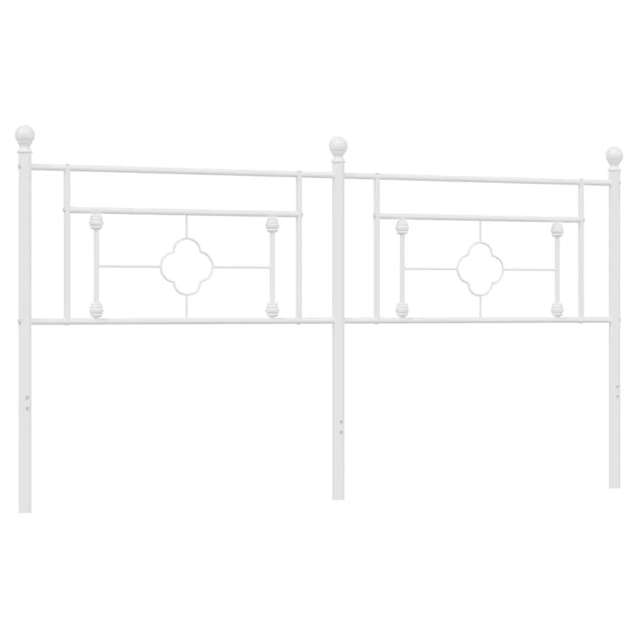 Tête de lit de remplacement métal blanc 180 cm - 5