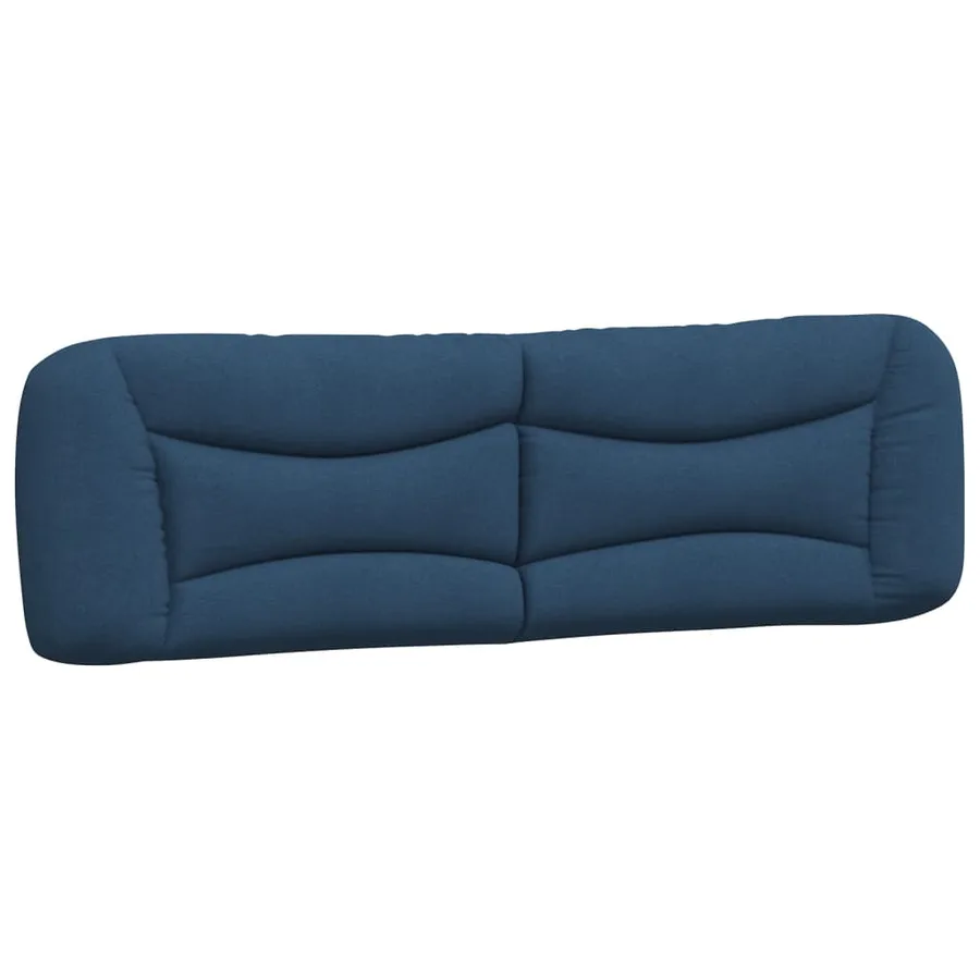 Coussin de tête de lit Hvar bleu 180 cm tissu - 2